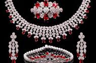 法国IDee邂逅奢华红宝石项链套装：新娘的浪漫选择