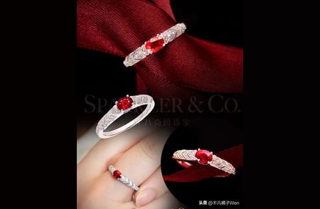 探索简约之美：细巧红宝石戒指的时尚魅力