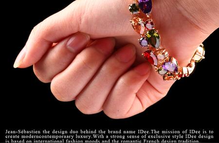 探索法国IDee：多彩水晶手链的时尚魅力