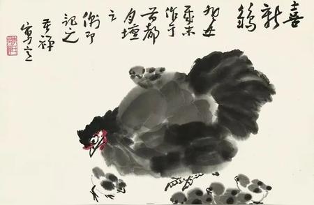 《母子群鸡》背后的艺术故事：李苦禅大师的花鸟画艺术