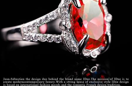探索法国IDee红宝石戒指：文艺浪漫与轻奢风尚的完美结合