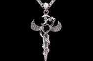 探索法国IDee黑宝石灵蛇十字架泰银项链的独特魅力