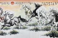 陈天祥老师书画世界的奥秘——国画八骏图的魅力解析