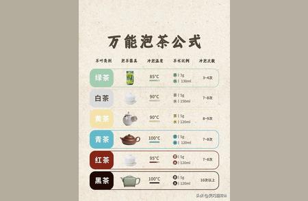 零基础学泡茶：万能泡茶公式大揭秘