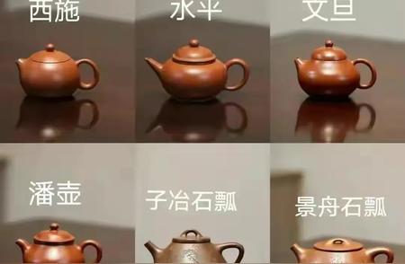 紫砂壶大集合，茶友们你们认识几款呢？