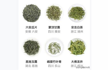 茶叶品种大全：单品名称、实物图片、大类归属及主产地一览