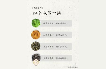 泡茶艺术：掌握4大口诀，图解泡茶流程